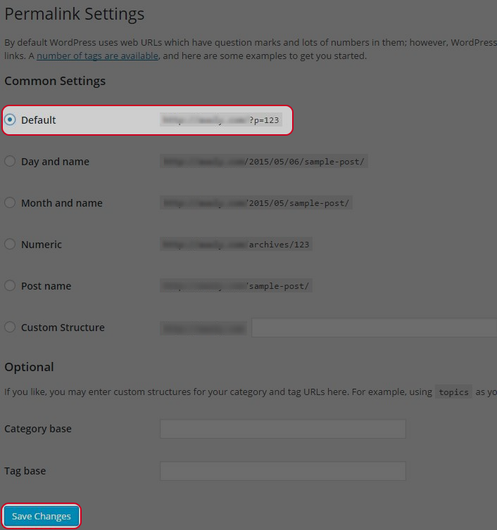 选择“Default”然后点击“Save”。 