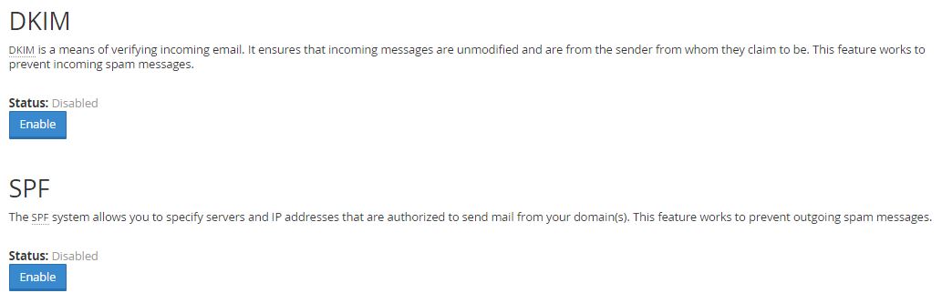 Enable DKIM and SPF. 