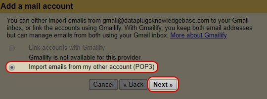Choose “Yes, I want to be able to send mail as” XXX@yourdomain.com” Then click “Next”. 