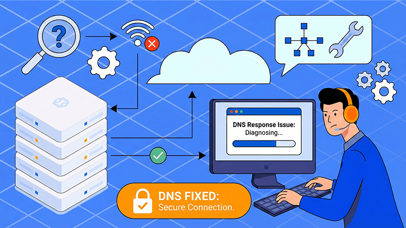 How to Fix DNS Response Issues on a Dedicated Server? How to Fix DNS Response Issues on a Dedicated Server?
