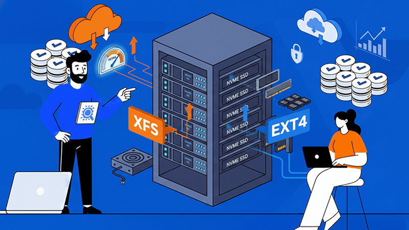 独立服务器应该选择哪种文件系统:XFS 还是 EXT4? 独立服务器应该选择哪种文件系统:XFS 还是 EXT4?