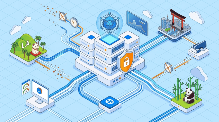 Reducing Lag and Packet Loss in International Game Server Environments