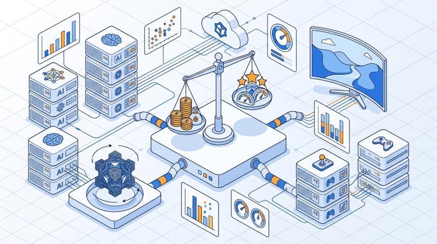 How do you plan costs for GPU servers in AI rendering and gaming?