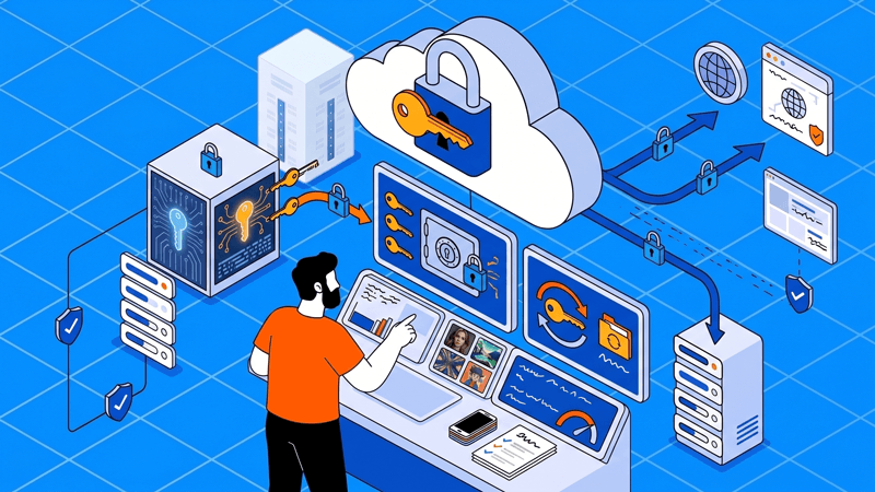 What are the secure key management practices for hosted environments? What are the secure key management practices for hosted environments?